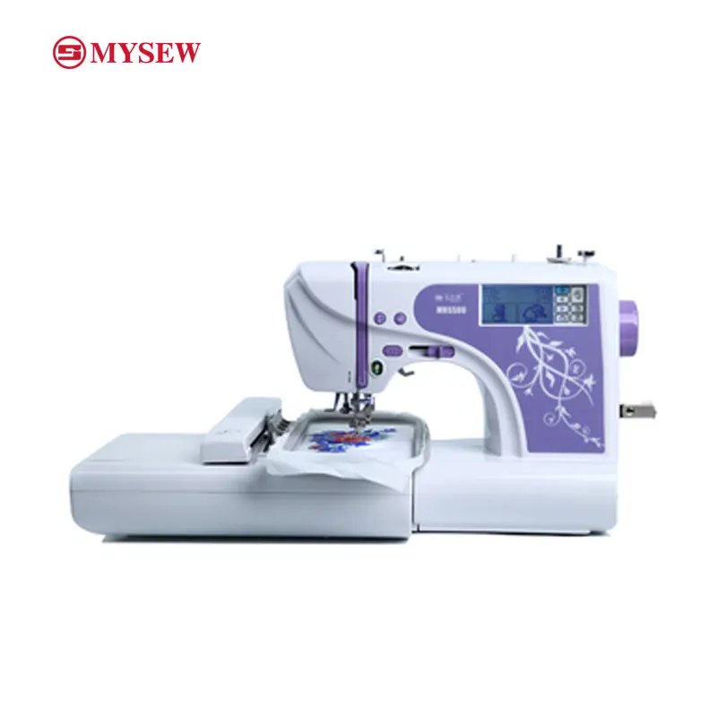  Mysew MRS500 одна осветительная головка компьютер рубашка вышивальная машина mysew для приготовления кофе-da