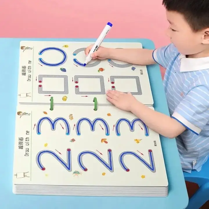 Children Kids Abc Learn To Write Writing English Exercise Tracing Books For Preschool Handwriting Practice Book