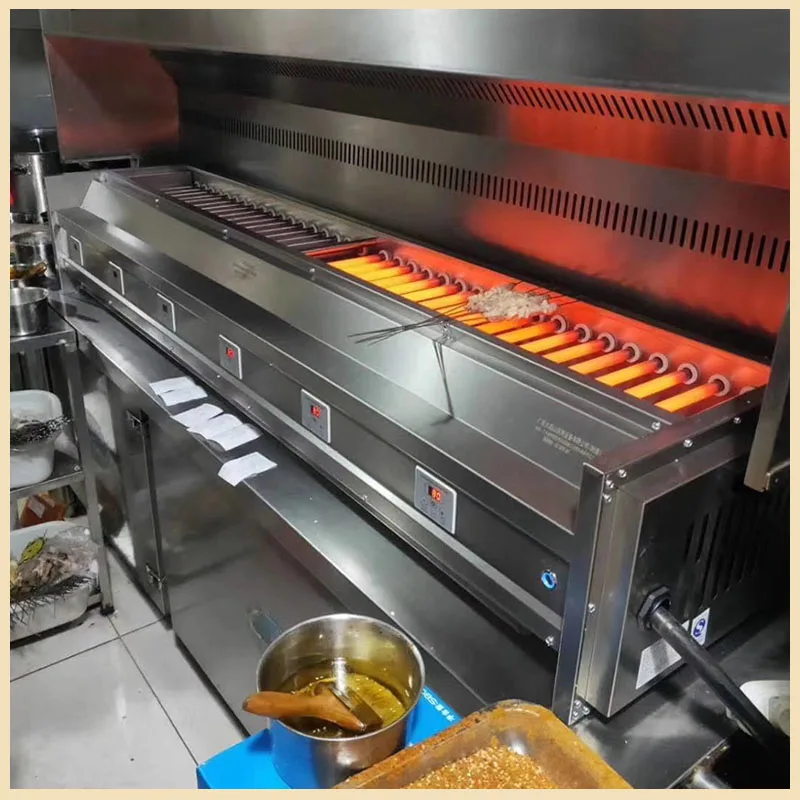 X7-3 Новый бездымный Электрический гриль для барбекю высокой мощности коммерческое оборудование 2021