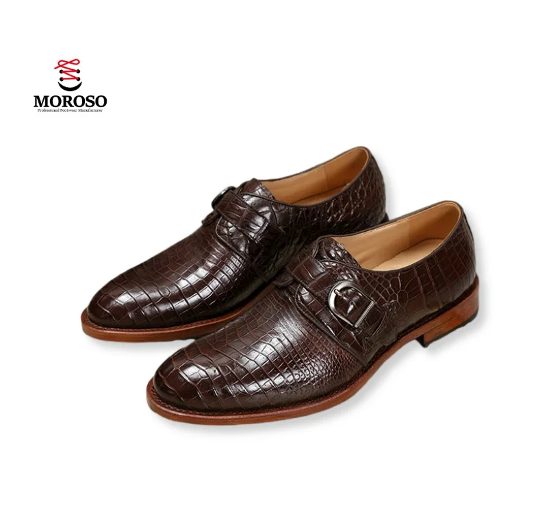 Goodyear High Quality Classic Shoes Men Party Crocodile Leather Dress Shoes For Men Hot Selling Italian Men Shoes
