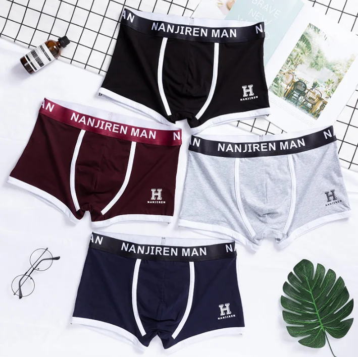 Custom very sexy briefs bamboo underwear stock for men private label underwear boxer shorts briefs