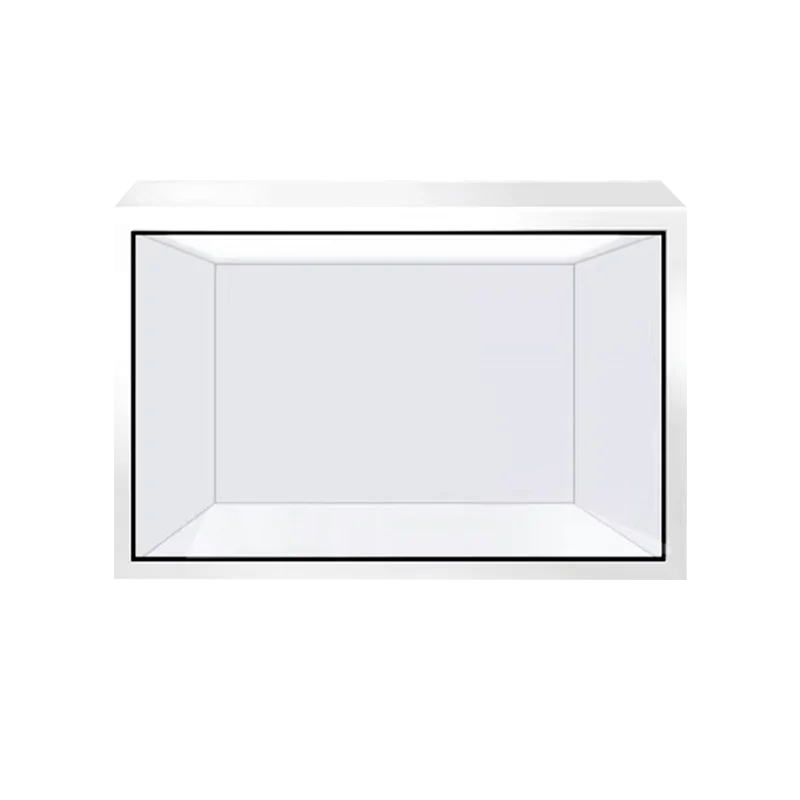 Indoor 75 86 98 Inch 4k 3d Hologram Display Box With Touch Screen Transparent Lcd Panel Display For Shopping Mall