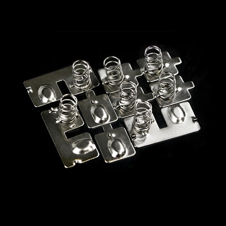 Custom Remote Control Racing Handheld Battery Spring Pack Positive And Negative Contact Pack 18650 Battery Compression Spring