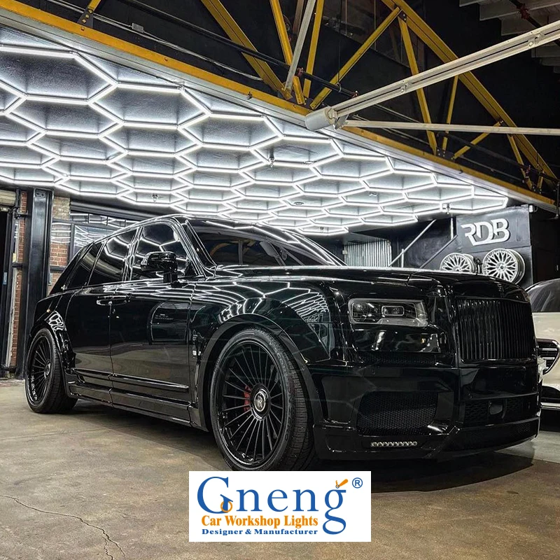 Interior Design Diy Assembled Led Hexagon Light Shop Barber Hotel Studio Lighting Equipment