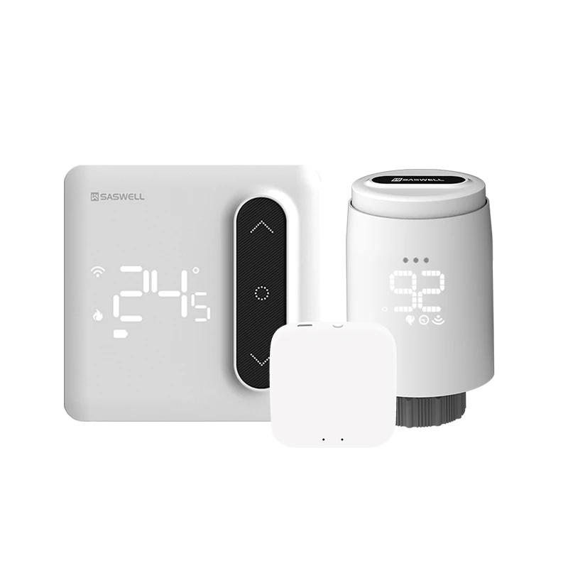 Smart Radiator Thermostat with a Wireless Temperature Sensor  control several radiators for precision temperature measurement