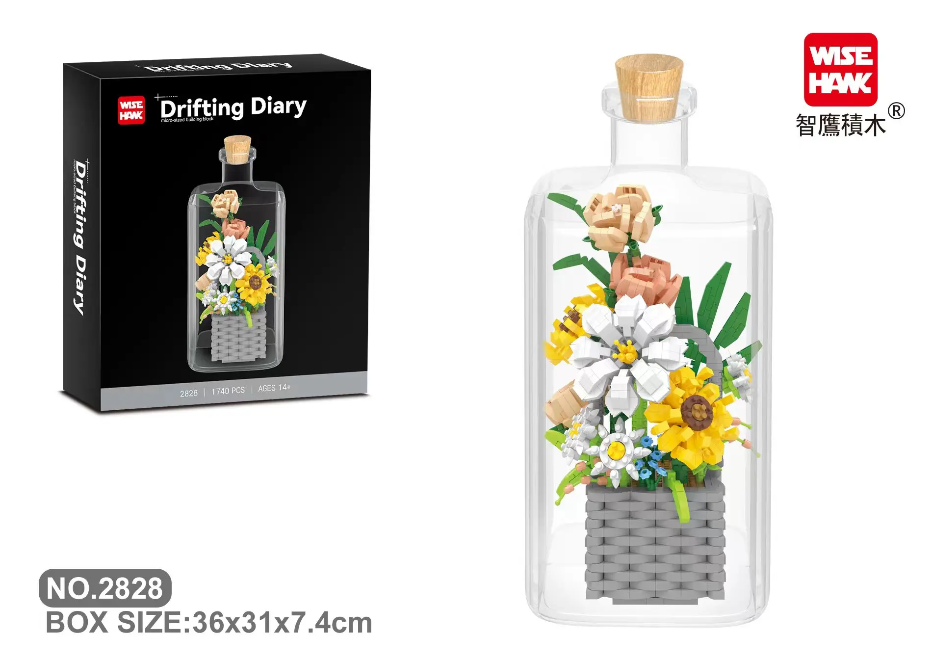 Trending Products Kids Plastic Micro DIY Bouquet Building Blocks Set Sembo Block Flower Toys Gril Gifts