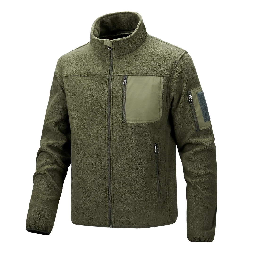 Wholesale Men Fleece Outdoor Jacket for Winter Autumn Thermal Warm Fleece Jackets Windbreaker