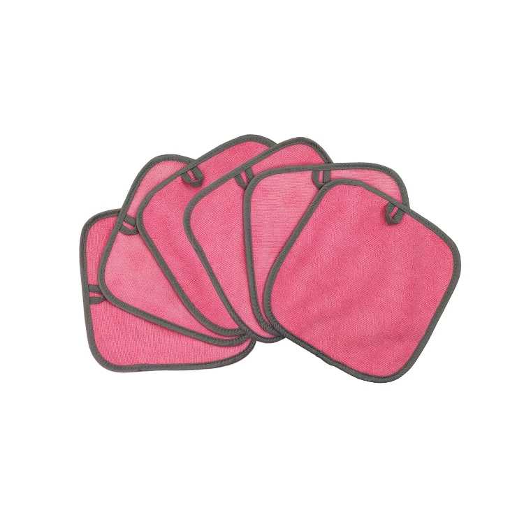 
Women Multi colour Microfiber Soft Absorption Rectangle Square Round Shape SPA Face Custom Towel Cleaning Make Up Removal Towel 