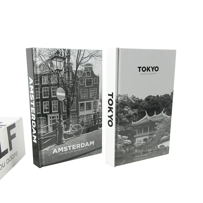 HardCover Decor Books with Blank Pages - White Decorative Books for Home Decor, Book Decor, Matte Decorative