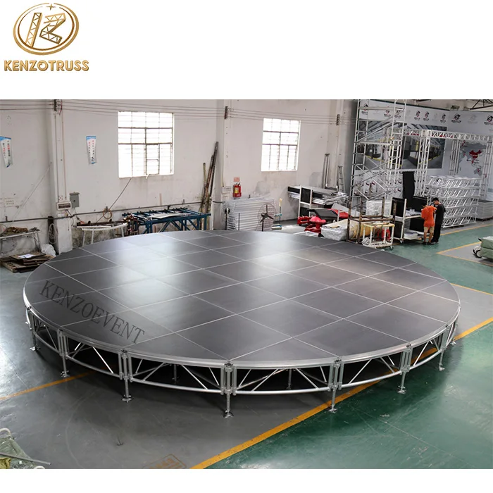 Indoor outdoor aluminum round stage circle stage platform