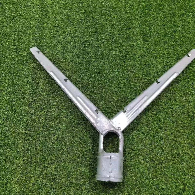 Chain Link Fence double Barbed Wire Arms/Galvanized Barb Wire Extension Arms