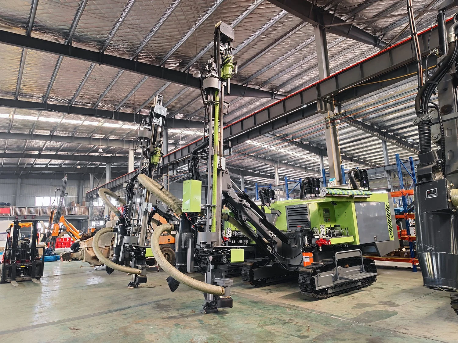 High quality reasonable price portable Integrated air compressor drilling rig machine for sale