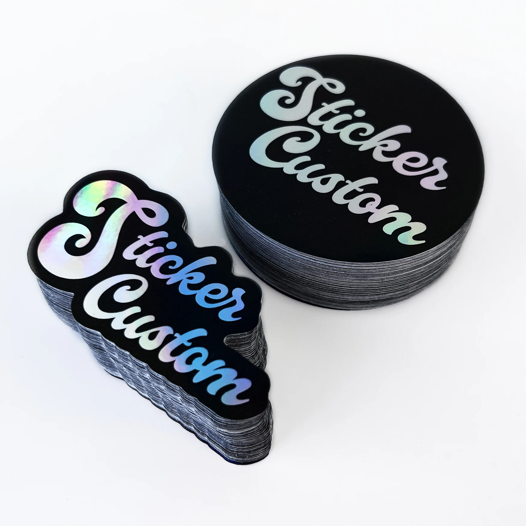 Custom Personalized Logo Label Reusable Adhesive Sticker Vinyl PVC Waterproof Strong Glue Die Cut Stickers For Promotion