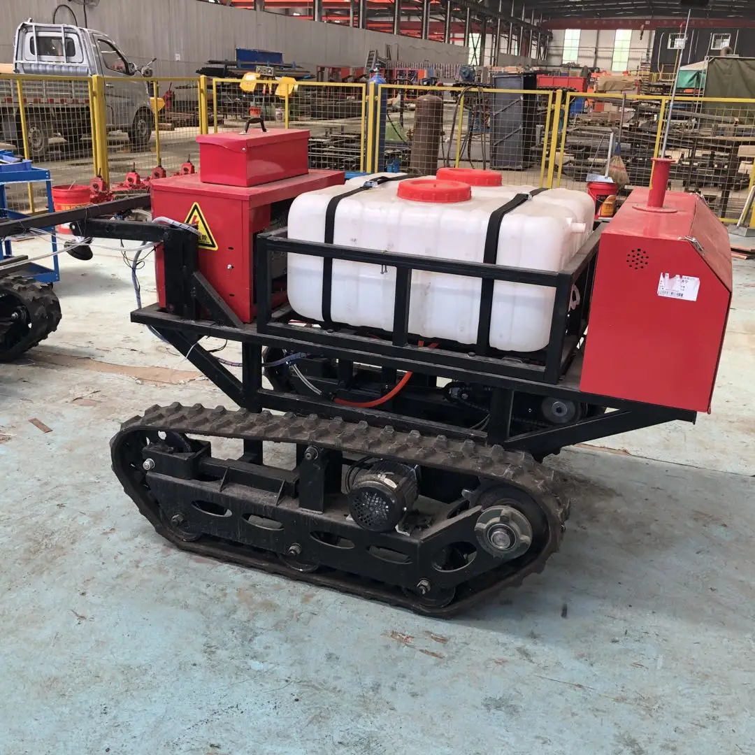 Agricultural Rubber Tracked Crawler Sprayer Machine For Garden Orchard Greenhouse