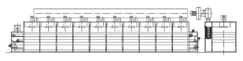 High performance DWF SS304/SS316L material wholesale hemp belt dryer machine