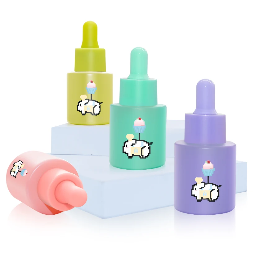 Hair Oil Packaging Customized logo 30ml 40ml 60 ml 100ml Clear Olive Green Glass Serum Bottle Amber Essential Oil Dropper Bottle