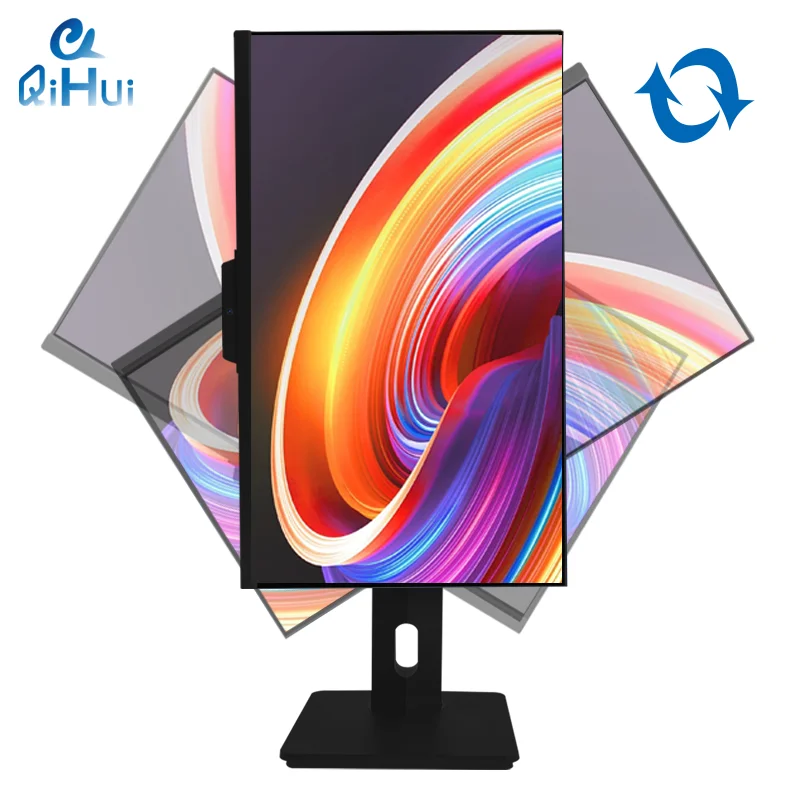 QiHui OEM 21.5/23.8 Inch All-In-One PC Case Gamer Full Computer Set with Lifting Webcam Desktop Gaming PC
