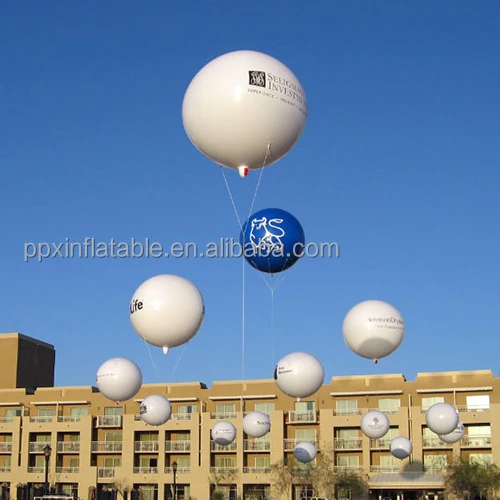 Giant Outdoor Advertising Flying air Sky Ball Round Inflatable Sphere Ballon Helium Balloon Toys With OEM logo