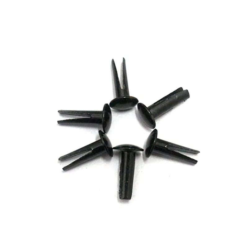 Custom Nonstandard Low Price Black Round Head Metal Wrought Iron Stainless Steel Bifurcated Rivet