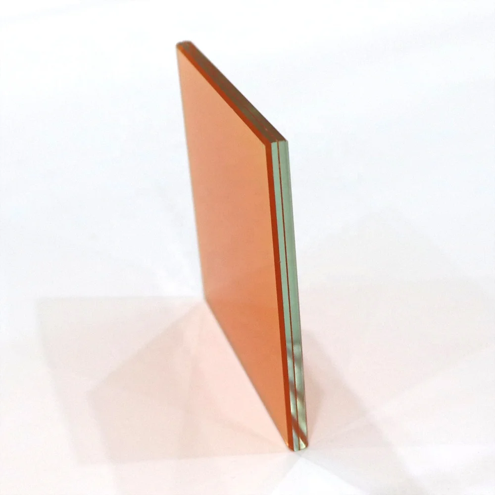 Decorative laminated glass consist of patterned glass and float glass