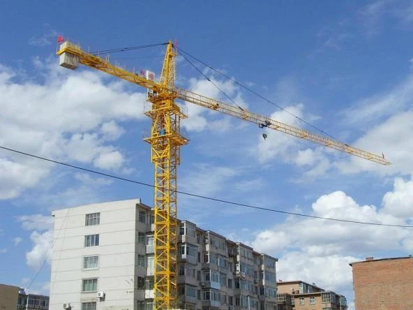 Tower Crane 8T and 10T TC6013 Topless with 6T Max Load New Gear Core Components Rated Loading Capacity