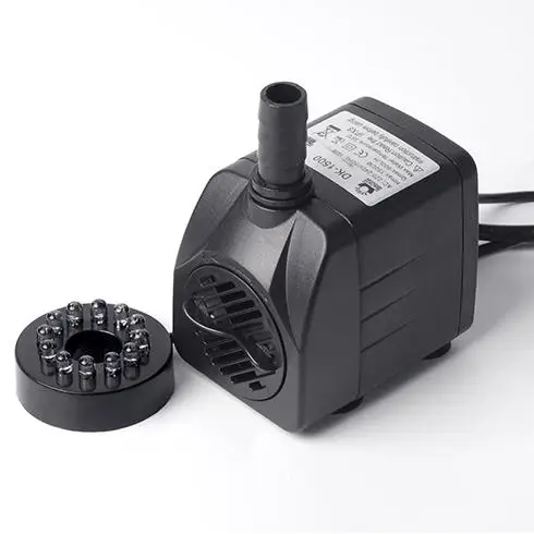 In stock small water pump 110V 220V fish tank water circulating aquarium fountain with color led adjustable submersible pumps