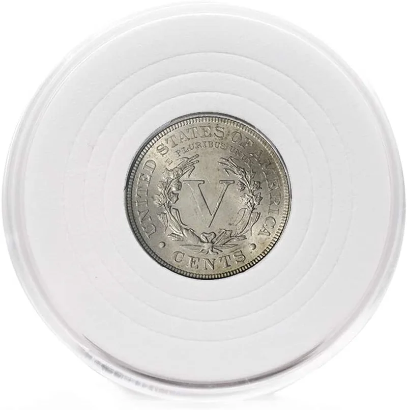 46 mm High Transparency Durable Plastic Thickened Coins Protectors Air-tight Coin Capsule with Inner Foam Gaskets