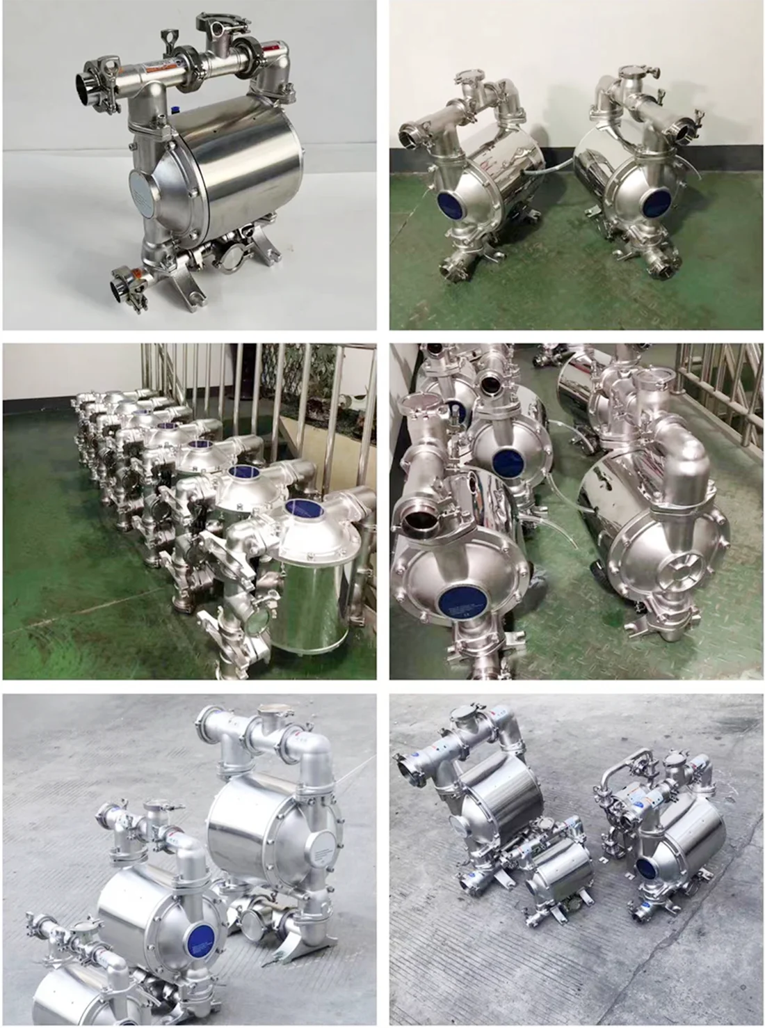 Hot sales Food Grade Sanitary Stainless Steel Pneumatic Air Diaphragm Transfer Pump for Whiskey alcohol Liquid Paste oil