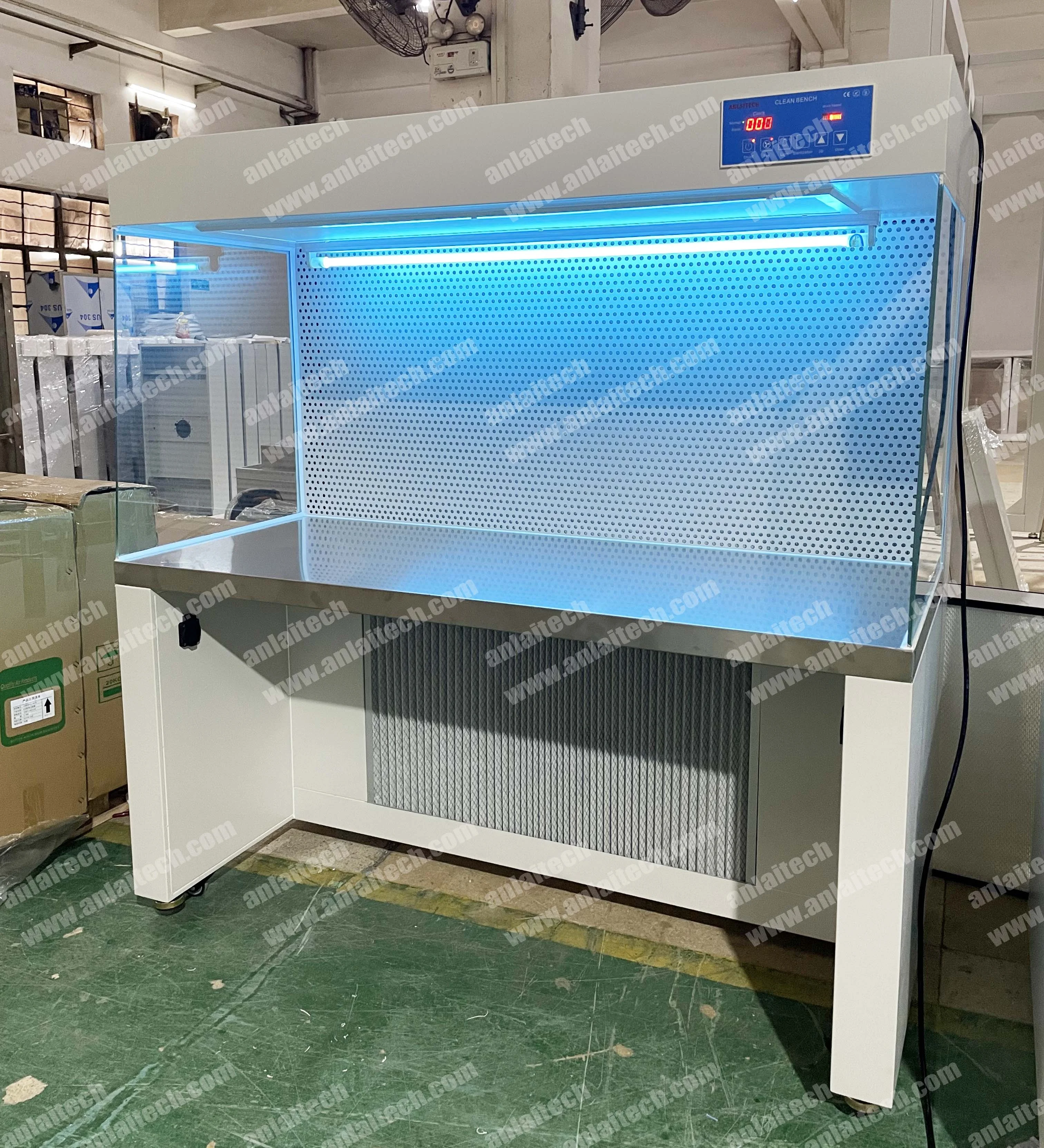 ISO 5 Plant Tissue Culture Laboratory Dust Free Clean Room Laminar Flow Hoods Horizontal Laminar Flow Cabinet Price