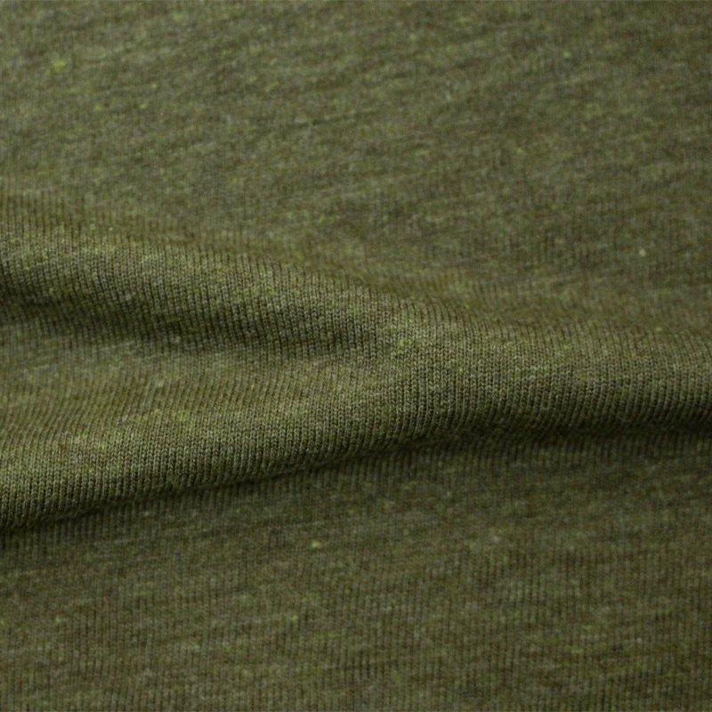 Eco-friendly 220gsm 70% bamboo 30% hemp jersey Organic soft knitting fabric for Sweatshirt