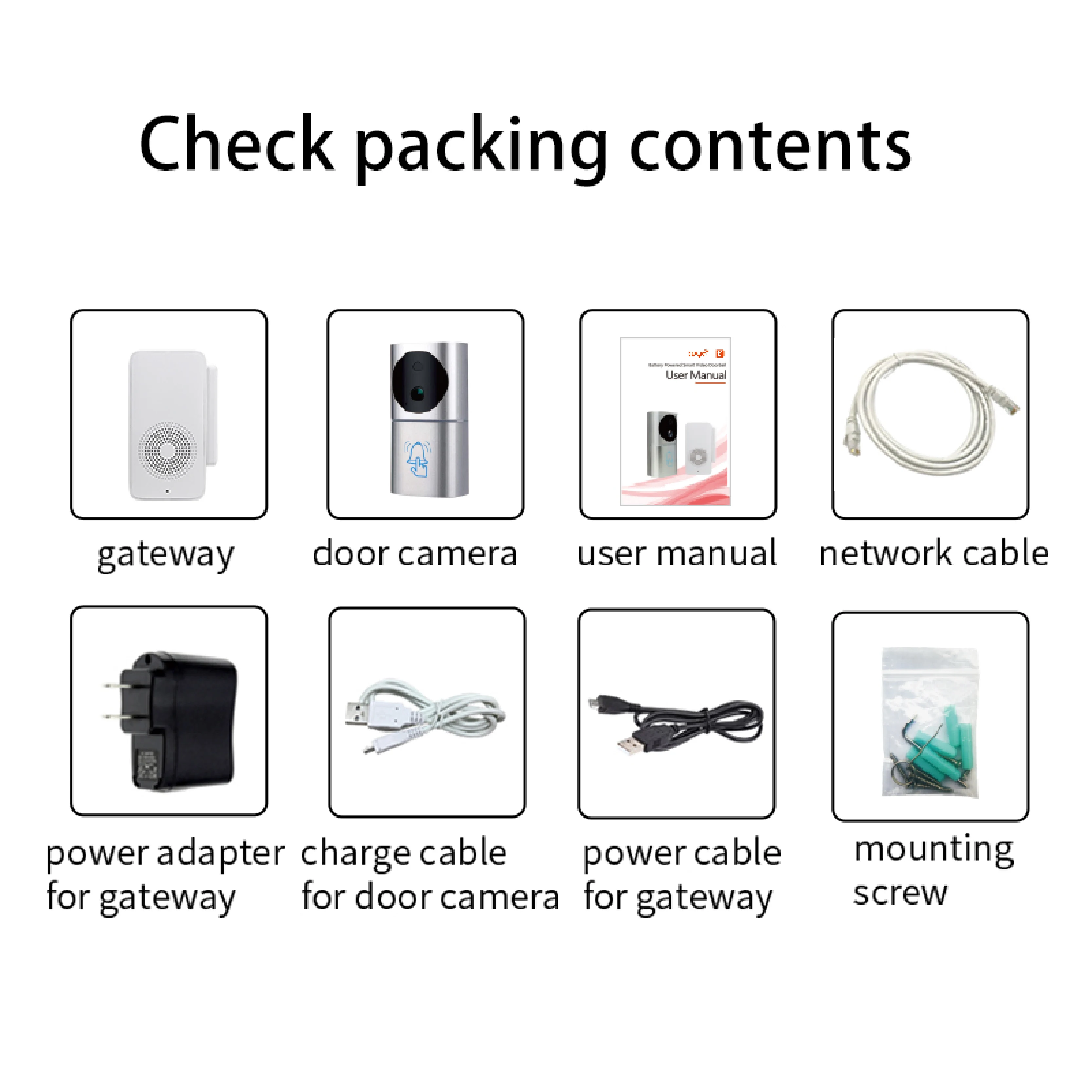 Manufacturer Waterproof Surveillance Products Wireless Wifi Intercom System For Villa 1080P Video Doorbell Camera Door Phone