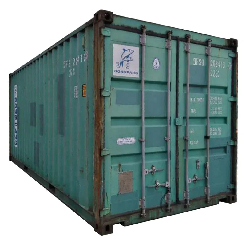 Shipping Container 20 Feet Used Ocean Cargo Secondhand Container with Cheap Cost and Stock in Guangzhou Port