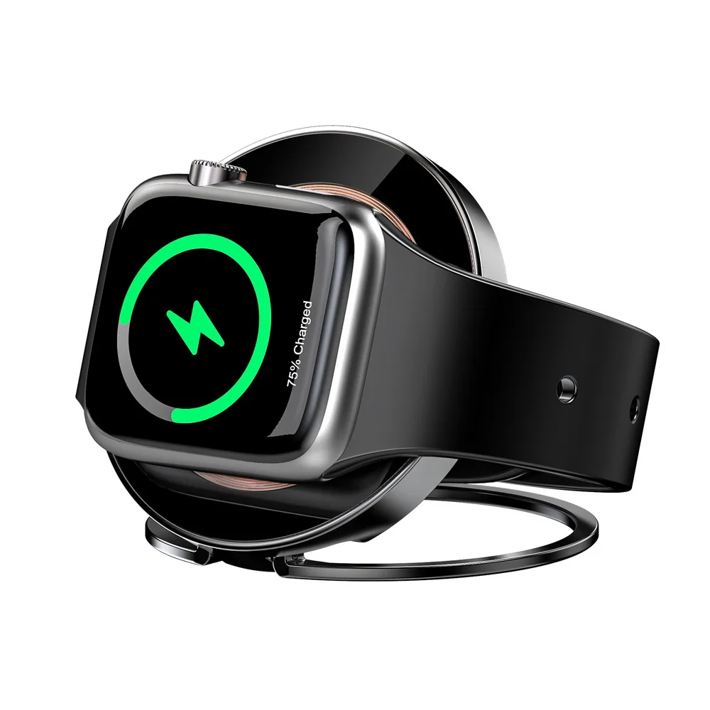 New Arrival Customized Super Mini Magnetic 15W Fast Wireless Desktop Charger Foldable Charging Holder For Mobile Phone