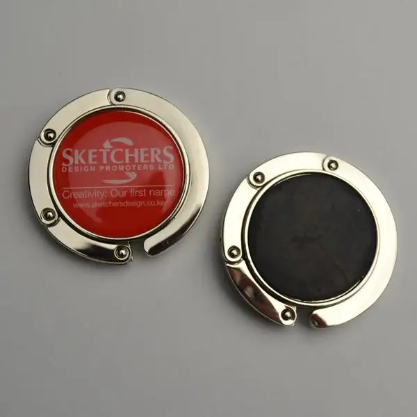 
Metal Custom Personalized Folding Handbag Purse Hooks Hangers 