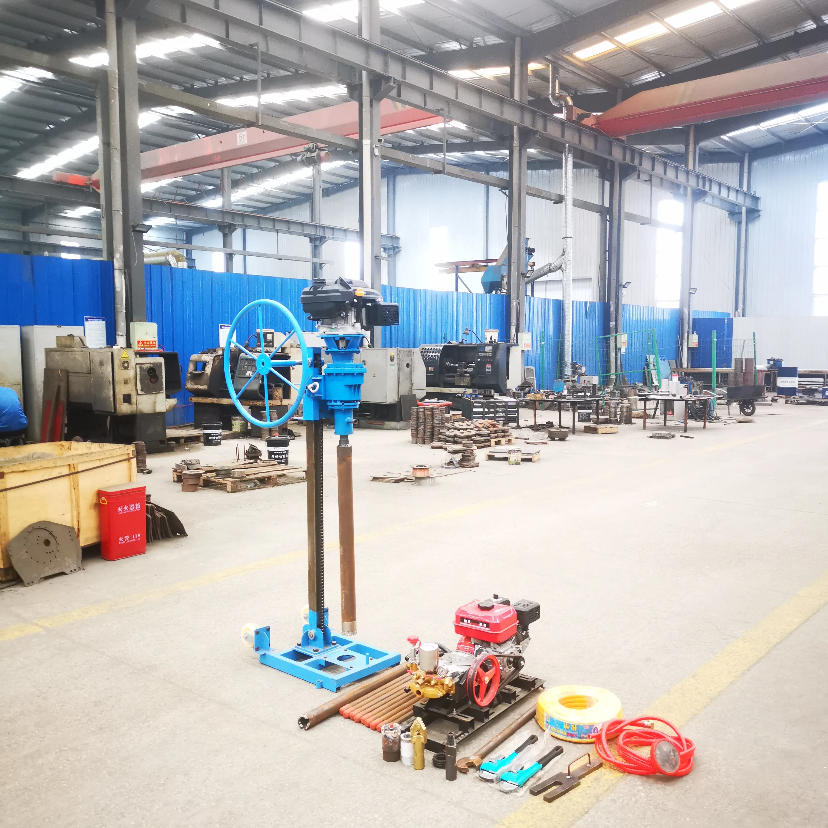 Горнодобывающая 20 м небольшая минеральная портативная геологоразведочная буровая установка для продажи