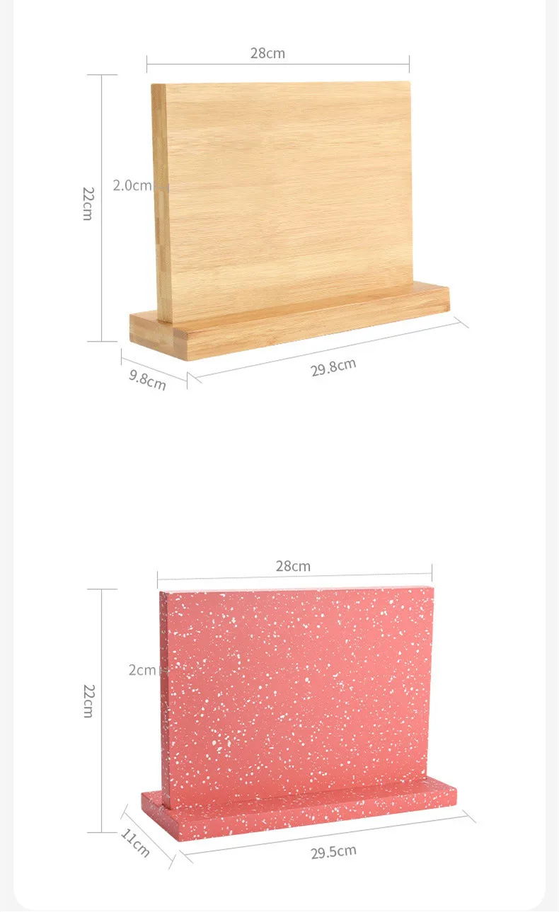 kitchen butcher natural bamboo case messerblock knife storage organizer magnet knife block holder stand knives rack