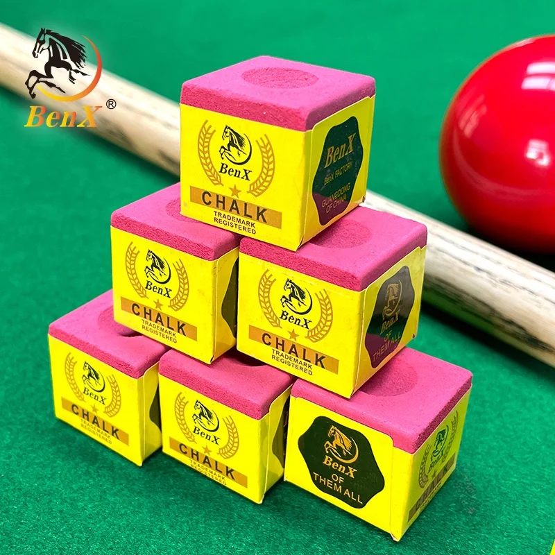 BenX Billiard Chalk A Grade Customized Chalk Multi-color Pool Chalk Power
