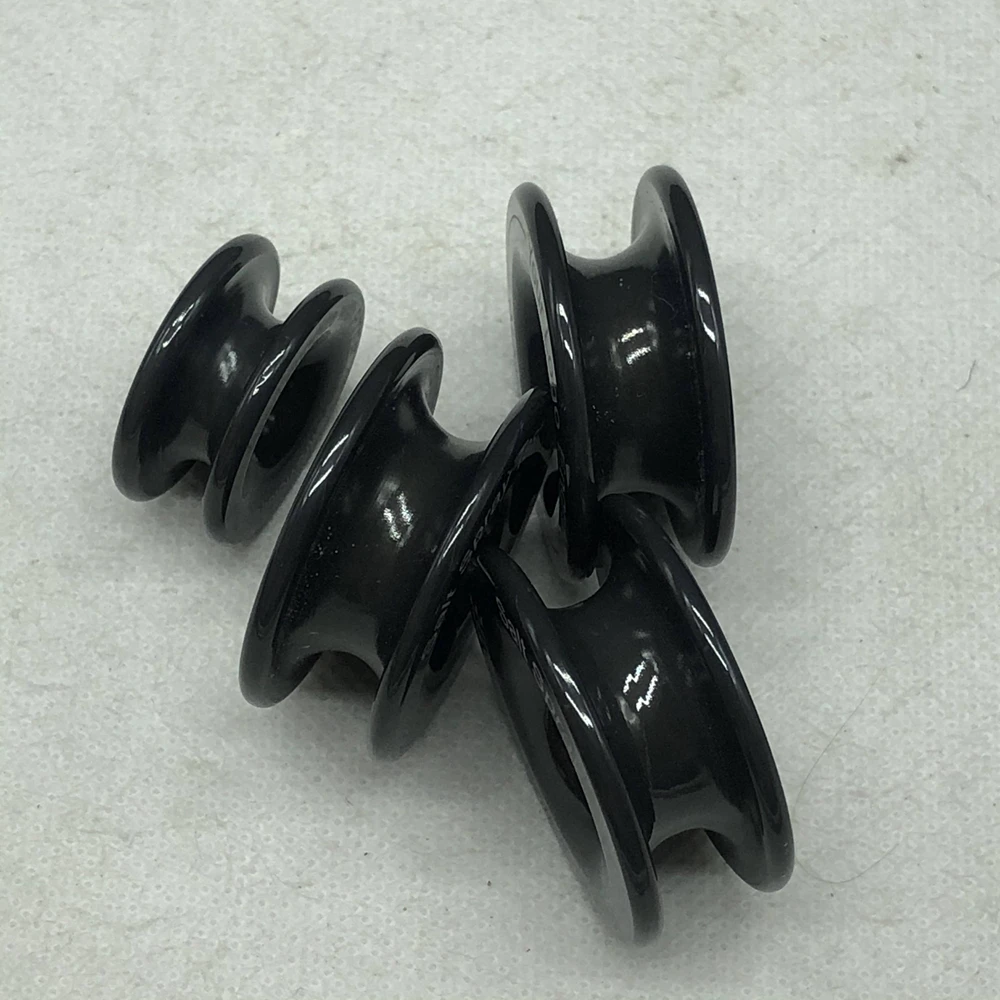 Antal hard anodize with PTFE coating R7x5 , R10x7, R14x10 Anodize ptfe rope glide ferrule Custom aluminium low friction ring