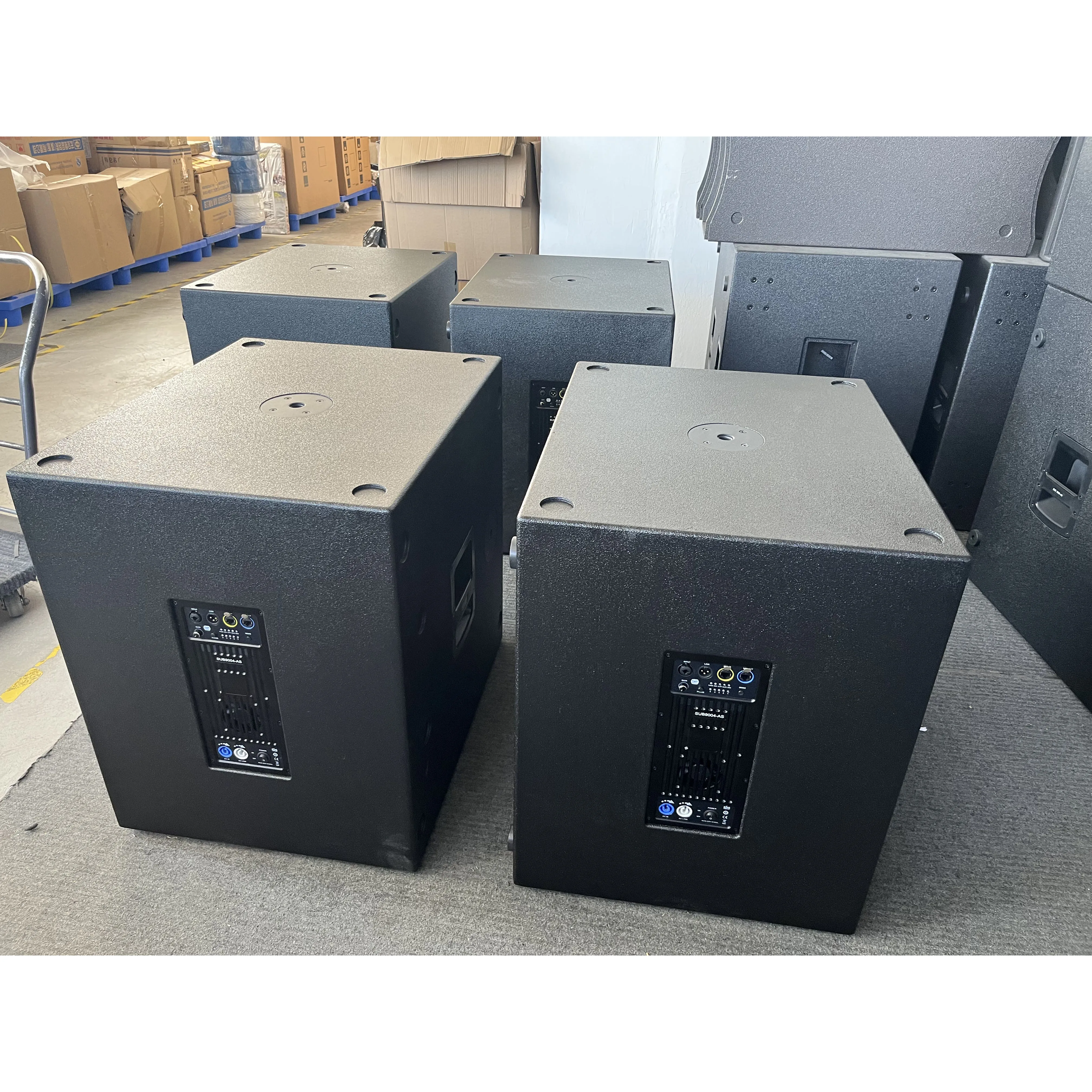 9004 Профессиональная активная акустическая система 18 дюймов коробка