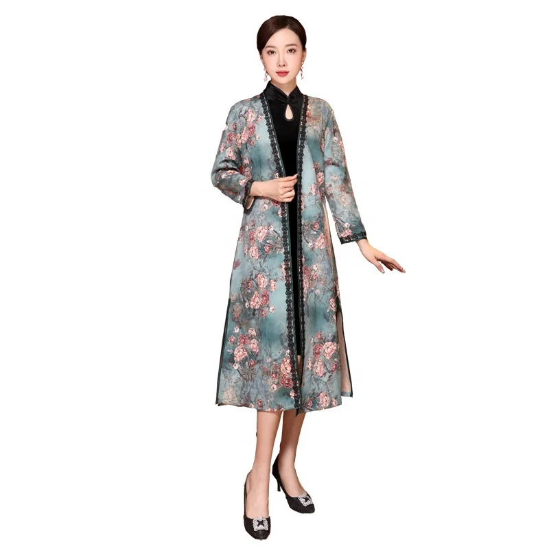 Китайская оптовая продажа, Современный Модный комплект из двух частей, Ципао, Элегантное зимнее Замшевое платье Qipao для женской гостевой вечеринки
