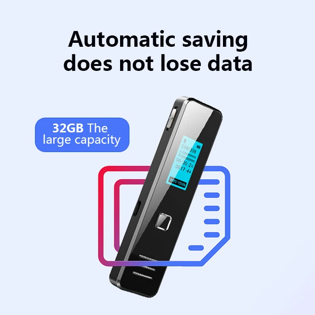 LCD WAV MP3 Player Lectures Meeting Mini Portable Recording Dictaphone Device Digital Voice Recorder Professional Audio Recorder