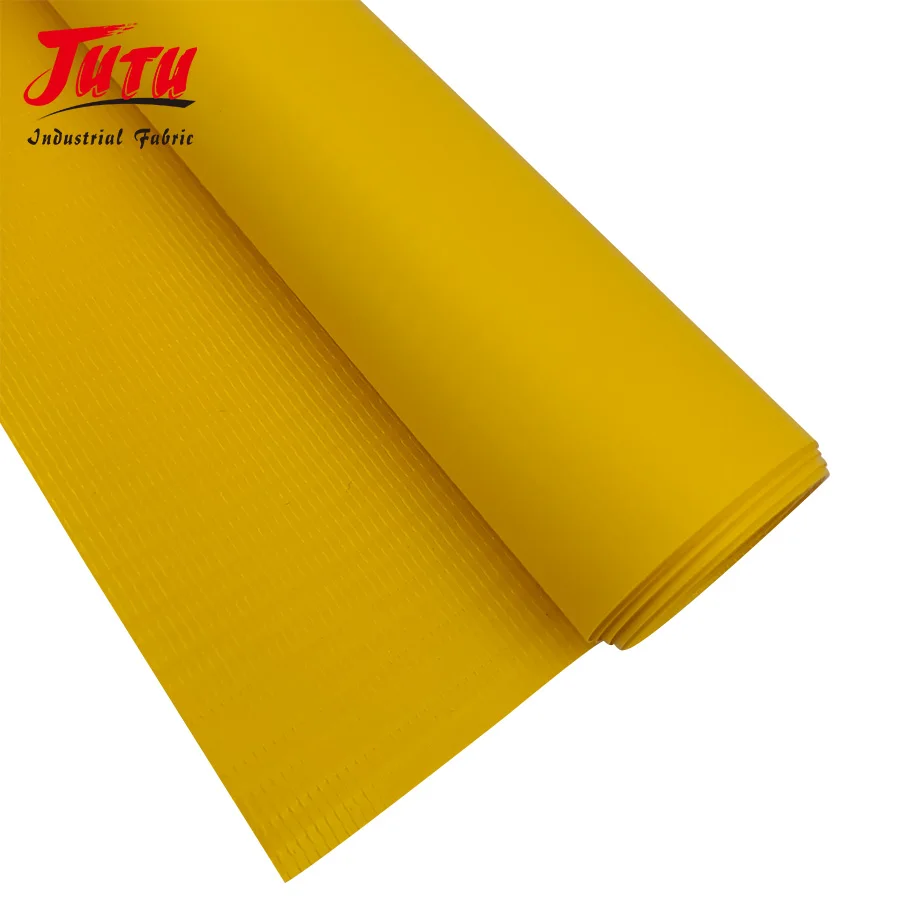 JUTU factory 610g 600gsm heavy duty waterproof tarp tent vinyl coated pvc tarpaulin fabrics for truck covers side curtain fabric