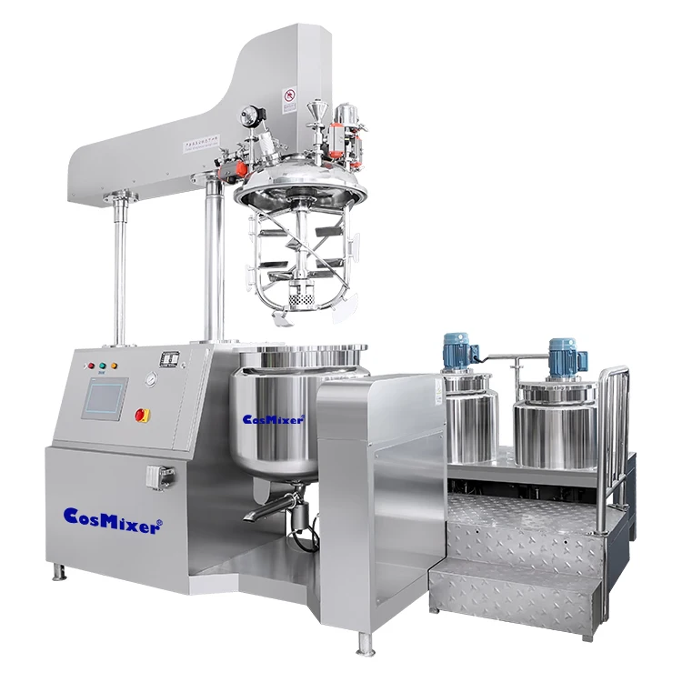 Liquid Foundation Cream High Shearing Vacuum Emulsifying Homogenizer Machine