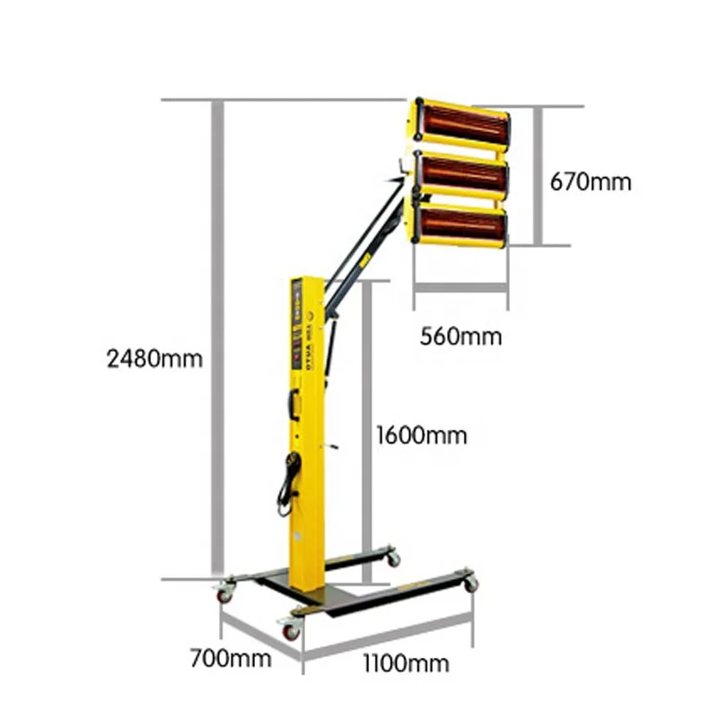 Инфракрасная тепловая лампа 3300 Вт