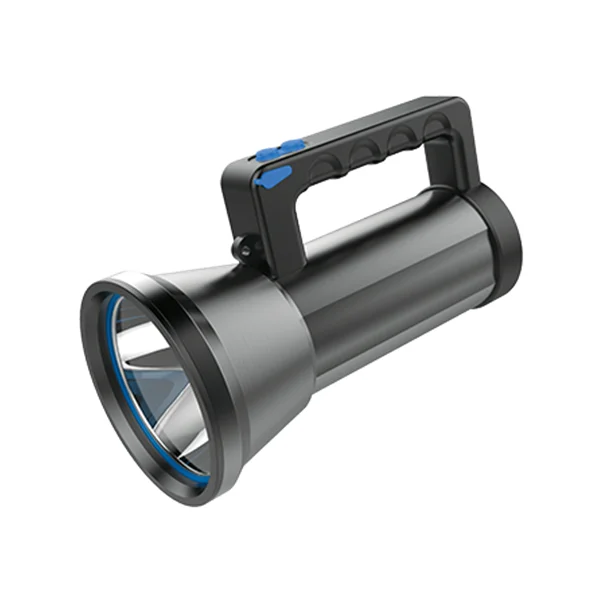 2022 Aluminum alloy LED rechargeable torch searchlight 10w Lithium battery