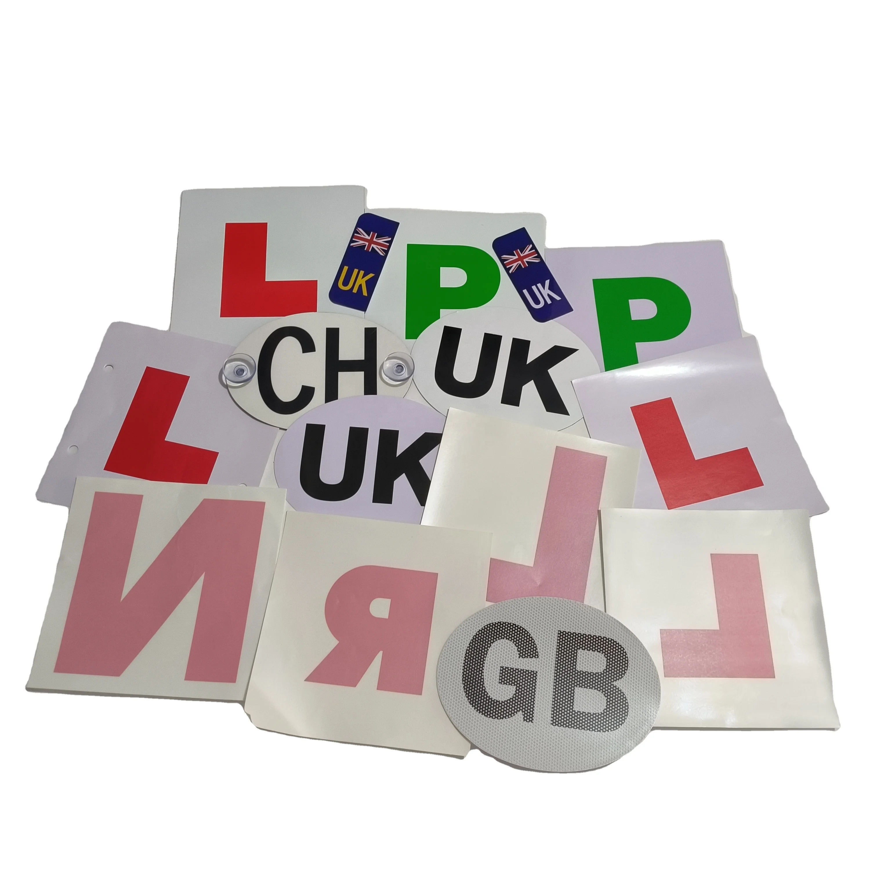 Maglory L Plate Car Sign UK Apprentice Learner Driver  L Plate Sign For Car British Learner Car Stickers With Magnetic Stripes