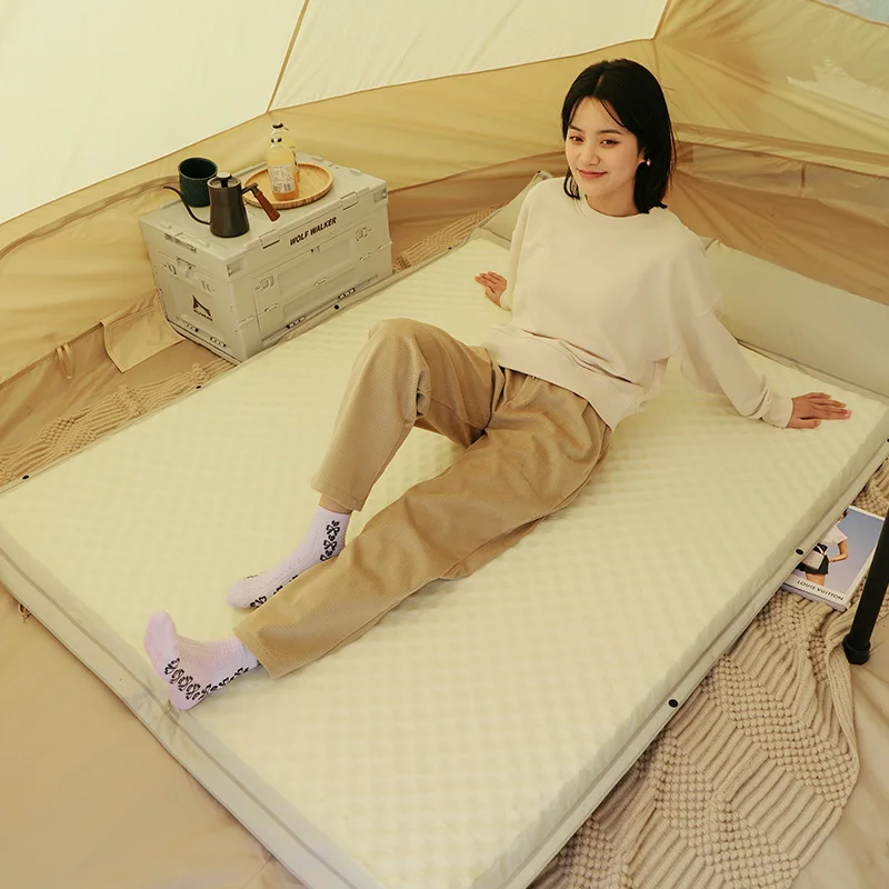 Traveling Hiking Compact Double  Air Mattress Ultralight Backpacking Self-Inflatable Sleeping Pad for Camping