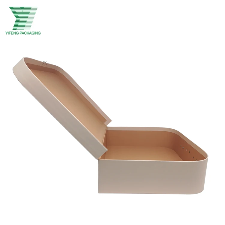 Luxury fancy paperboard home storage suitcase wedding gift packing suitcase child toy cardboard paper suitcase