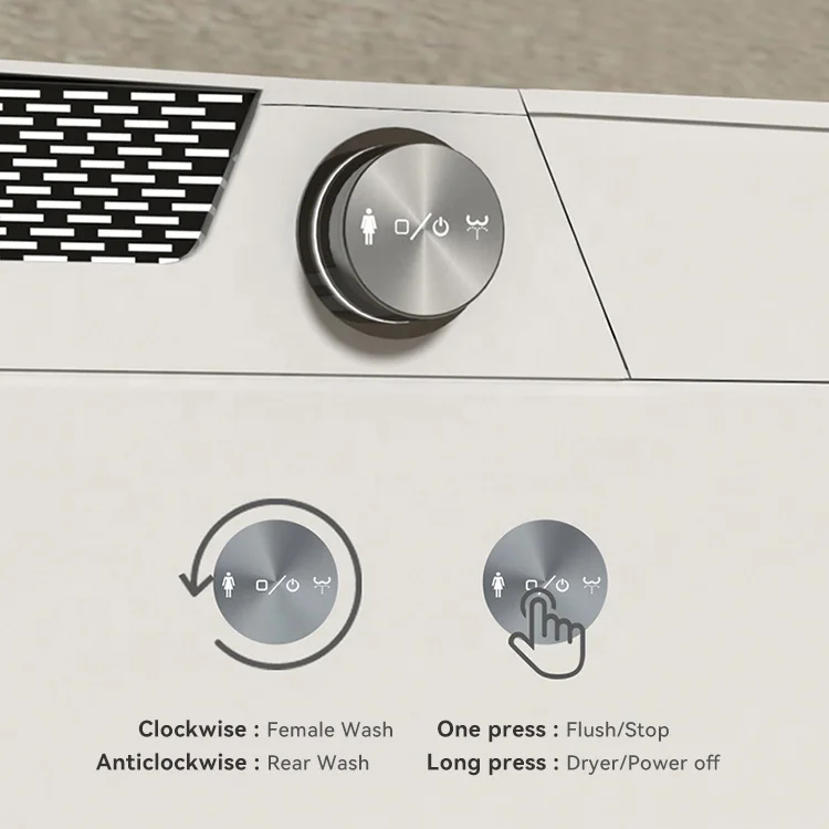 Fashion cheap sanitary ware white color bathroom intelligent automatic wc modern smart toilet