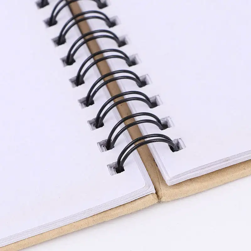 Customized Hardcover Hard Cover Black A3 A4 A5 Artist Drawing Sketch Book Sketchbook